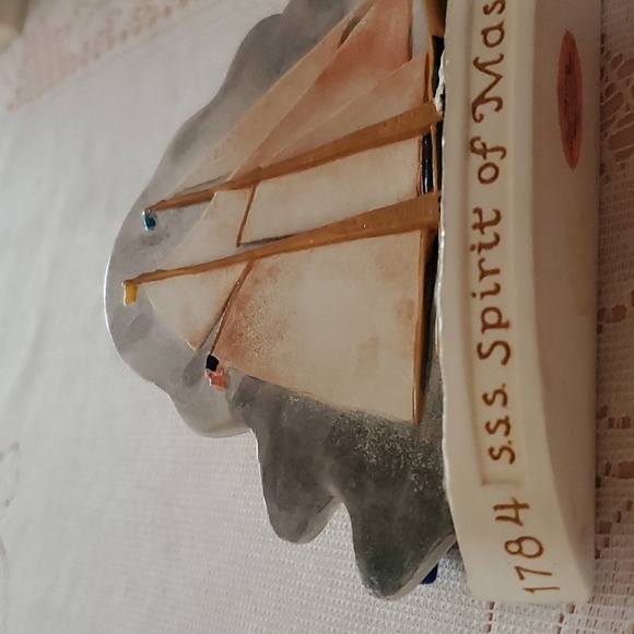 Vintage Collectable Sebastian Miniatures SSS Spirit of Massachusetts 1984 - Picture 3 of 7